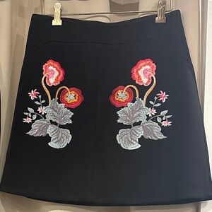 Acler skirt with floral embroidery